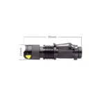 چراغ قوه دستی شارژی مدل Powerstyle-UV 365.395 با نور آبی و لامپ تک عددی
