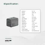 یخچال فریزر خودرو گرین لاین مدل GFC-35 ظرفیت 35 لیتر
