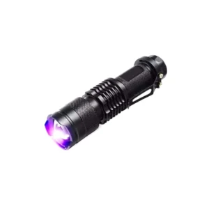 چراغ قوه دستی شارژی مدل Powerstyle-UV 365.395 با نور آبی و لامپ تک عددی
